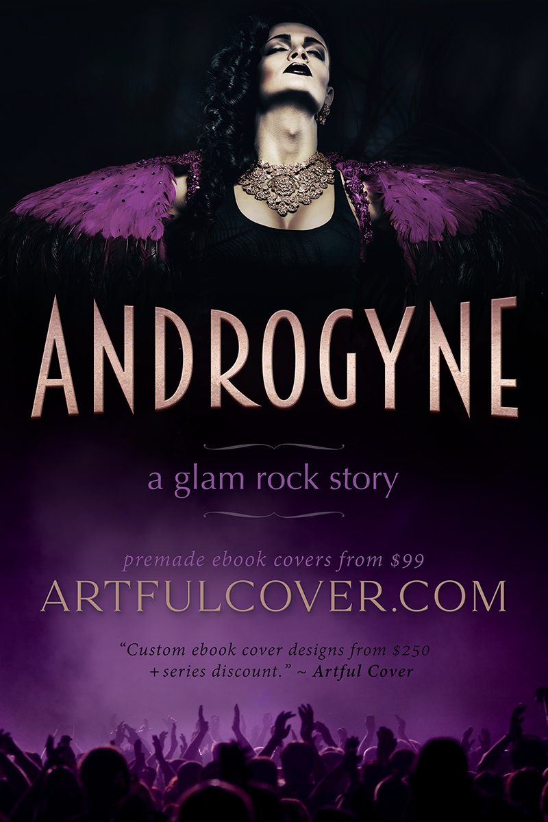 Androgyne - LGBTQ literary fiction premade book cover for self-published authors by Artful Cover