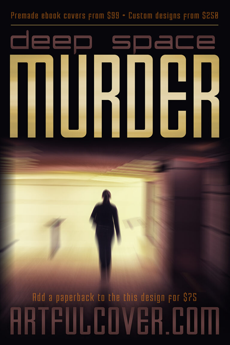 sci-fi thriller premade book cover design for indie authors by Artful Cover