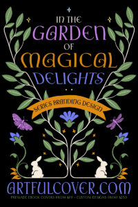 fantasy premade book cover design for indie authors by Artful Cover - alternate option with butterfly and dragonfly