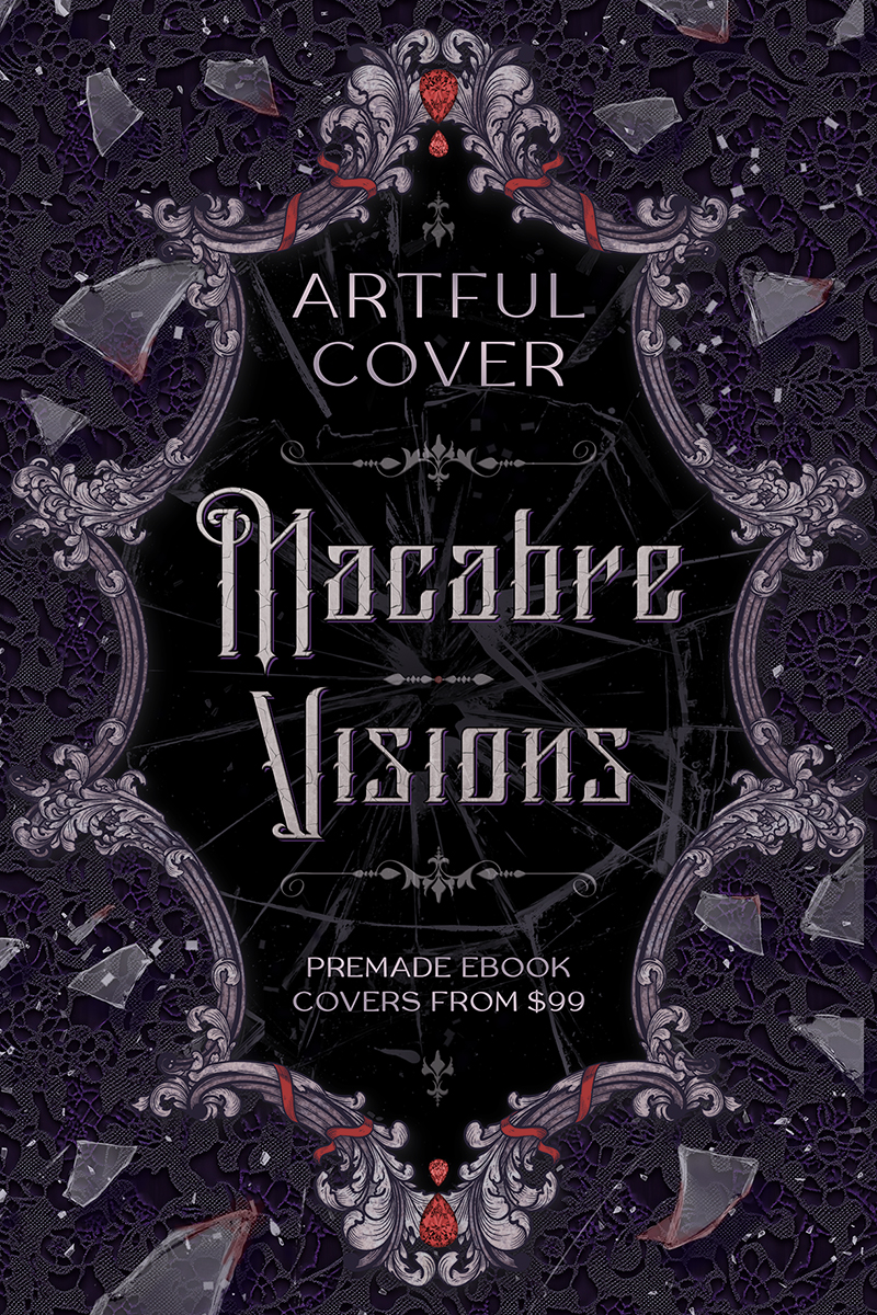 paranormal romance premade book cover design for indie authors by Artful Cover